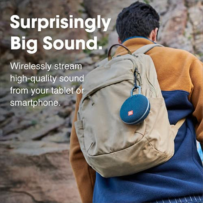 JBL Clip 3, Fiesta Red - Waterproof, Durable & Portable Bluetooth Speaker - Up to 10 Hours of Play - Includes Noise-Cancelling Speakerphone & Wireless Streaming - color: Red