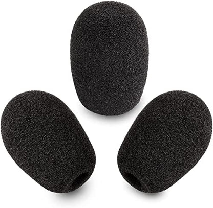 LEFXMOPHY Mic Foam Replacement for Razer Kaira/Kaira X/Barracuda X/Kraken V3 Pro Gaming Headset Microphone Pop Filter Cover, 3pack Windscreen