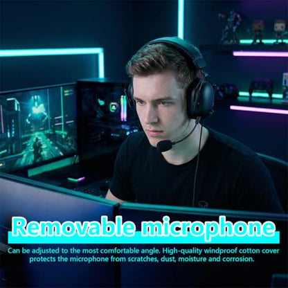 Upgrade Mic Replacement for Razer BlackShark V2 and V2 Pro (2020) Gaming Headset, Boom Microphone, 3.5 mm Jack