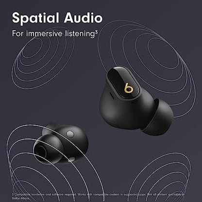 Beats Studio Buds + True Wireless Noise Cancelling Earbuds - Black/Gold (Renewed) - color: Black
