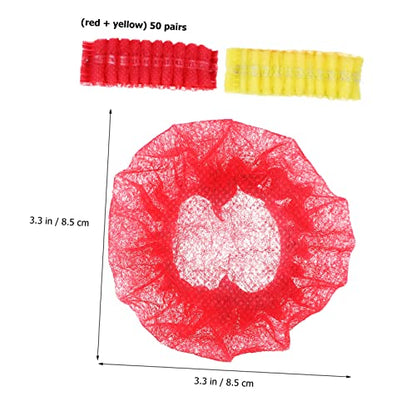 Totority 100pcs Non-woven Microphone Covers Disposable Mic Shield Windscreen Protection for Ktv