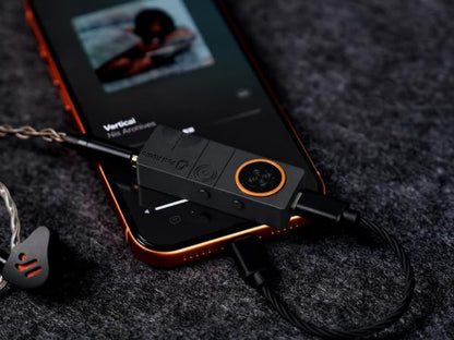 Fosi Audio DS3 USB-C DAC HiFi Amp Dongle, Portable Headphone Amplifier with 7.1 Spatial Audio, ES9039Q2M XMOS Powered, DSD512, 3.5mm Single 4.4mm Balanced for PC/Phone/ PS5/ Switch Black - color: Black
