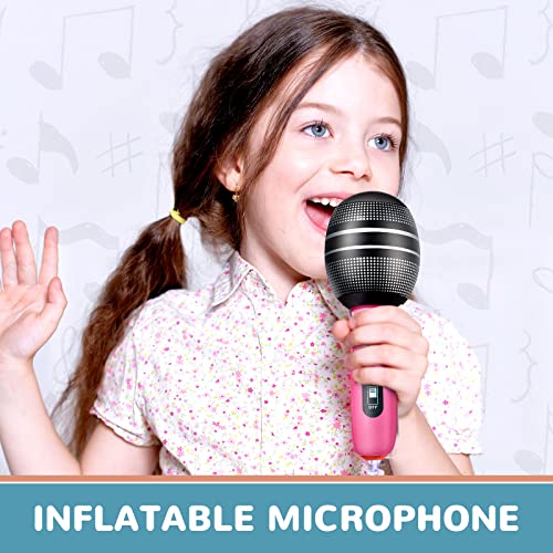 30 Pcs Inflatable Microphones for Kids & Adults, Karaoke Party Favors - color: Bright Color