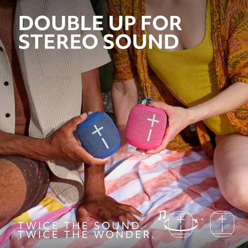 Ultimate Ears WONDERBOOM 4 Portable Waterproof Speaker - Black | Balanced 360-degree sound and bass, dustproof floating design, 131ft (40m) wireless range - color: Black