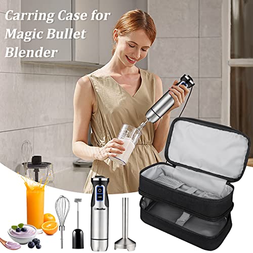 Storage bag for Hand Blender,Carrying Case for Immersion Blender Handheld | Stick Blender Travel Storage Organizer (Bag Only)