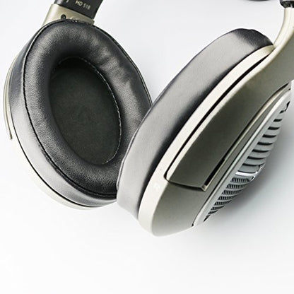 NewFantasia Sheepskin Ear Pads Compatible with Sennheiser HD598, HD598Cs, HD560s, HD598SE, HD620S, HD599, HD569, HD579, HD505 Headphones Genuine Leather Memory Foam Replacement Earpads Cushions