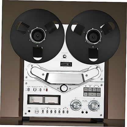 FAVOMOTO 3holes Empty Aluminum Alloy Take up Reel Design for Recording Low Noise High Output Durable Reel for Magnetic Tape