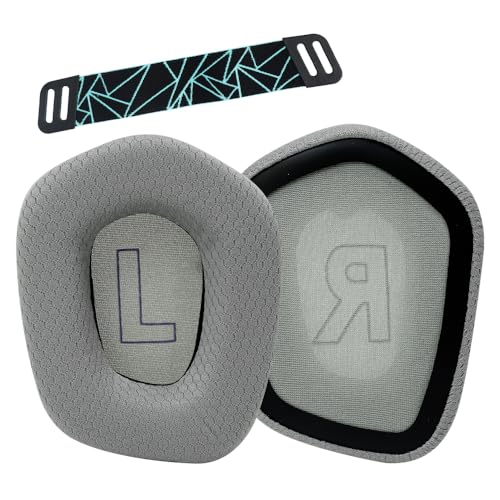 Earpads Replacement for Logitech G733 G535 G335 Lightspeed Wireless Gaming Headset, Ear Pads Cushions with Comfort Noise Isolation Foam (Gray) - color: Gray