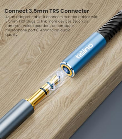 Tisino Female XLR to 3.5mm TRS Stereo Jack Adapter Cable, Balanced, 1FT | Balanced XLR to 1/8" TRS Mini Jack Adapter for Audio Interface, Mixer, Camera, Gold-Plated OFC Shielded Interconnect Cord - size: 30 cm/1 FT, style: XLR F to 3.5mm TRS F