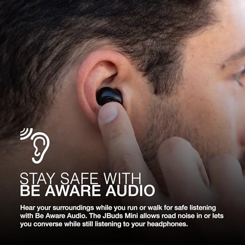 JLAB JBUDS MINI True Wireless Bluetooth Earbuds - Black