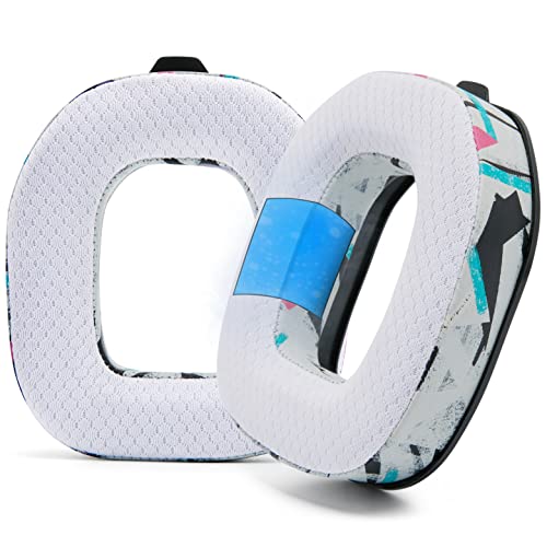 WC Freeze A50 - Cooling Gel Earpads for Astro A50 Gen 4, Gen 5 & A50X | Made by Wicked Cushions | Improved Durability, Thickness & Sound Isolation | 90's White - color: 90's White