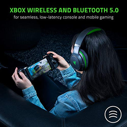 Wireless Xbox Gaming Headset: Razer Kaira Pro with Titanium Drivers & Supercardioid Mic - Black - color: Black, style: Kaira Pro