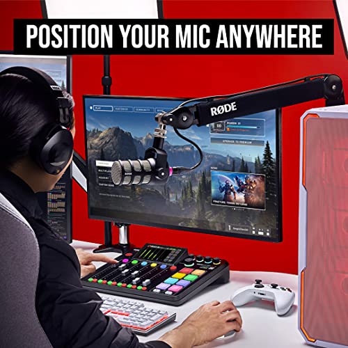 RØDE PSA1+ Professional Studio Boom Arm with Spring Damping, Black - color: Black, style: PSA1+