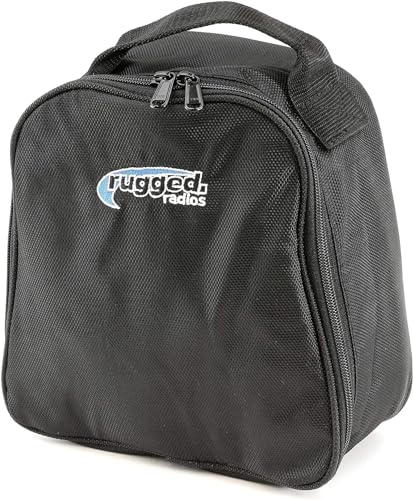 Rugged Radios Single Headset Carrying Bag for Aviation & Racing Headsets | Fits David Clark, Bose, Sennheiser, Peltor & More - Soft Liner, Nylon Shell, Secure Zipper & Single-Headset Storage