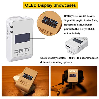 Deity Pocket Wireless Microphones Lavalier Microphone 2.4Ghz White