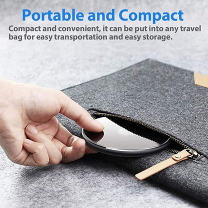 20W Fast Wireless Charger Pad,USB-C Wireless Phone Charging Station | Metal Frame Design,[20W SUPER Fast Charging] Wide Compatible with iPhone 17-11/Airpods,Samsung Galaxy/Buds,LG/Pixel -Black - color: Mirror