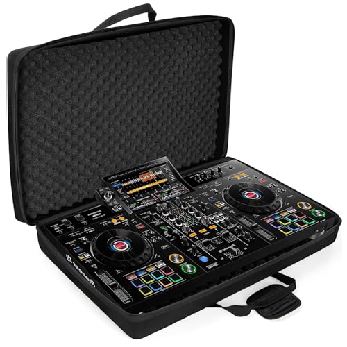 Lightweight Molded EVA Storage Case Fits for Pioneer DDJ RX2 RX3, 29.5 X 19.3 X 5.5 Inch Black - size: DDJ-RX2/RX3