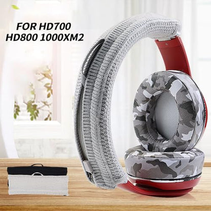 Protective Headband Covers Headband Cushion Sleeves Protectors with Zippers for HD700 HD800 1000XM2/XM3/XM4 Earphone Headphone Accessories