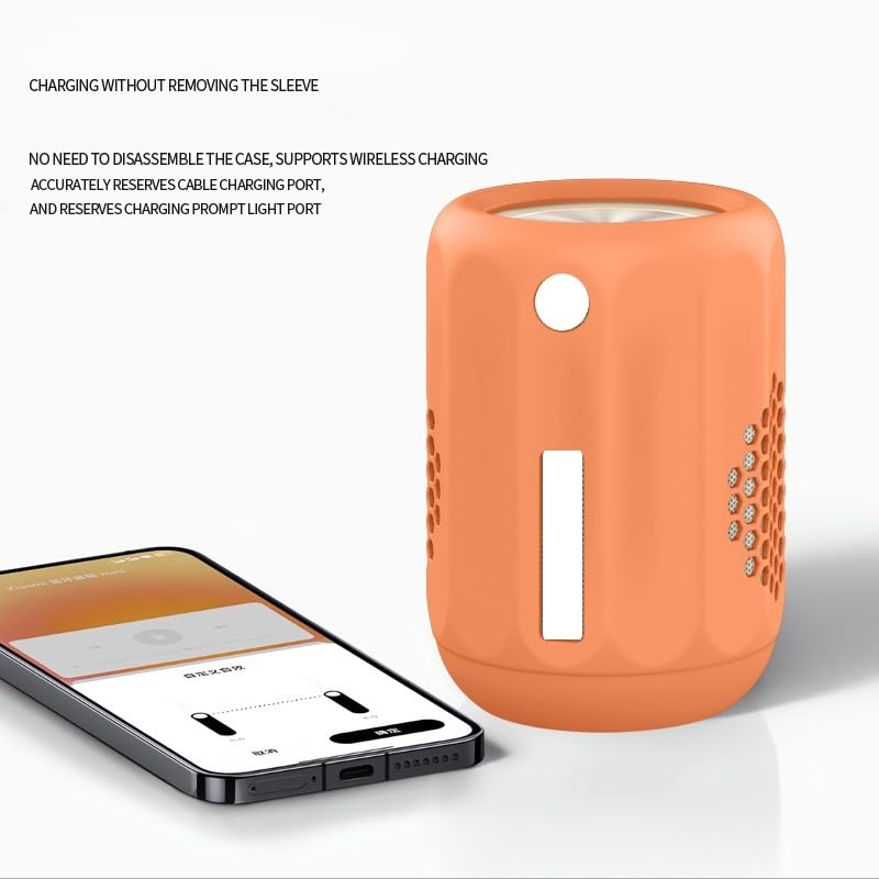 Soft Durable Protective Cover Sleeve for Xiaomi Bluetooth Speaker Mini Anti-scratches Shockproof Drop-resistant Dust-proof All-around Protection Silicone Case Accessories (Green) - color: Green