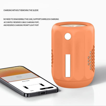 Soft Durable Protective Cover Sleeve for Xiaomi Bluetooth Speaker Mini Anti-scratches Shockproof Drop-resistant Dust-proof All-around Protection Silicone Case Accessories (Black) - color: Black