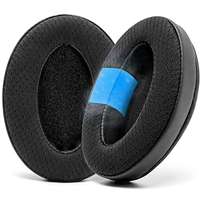 WC Freeze - Cooling Gel Earpads for ATH M50X / SteelSeries Arctis/HyperX | Made by Wicked Cushions | Fits SteelSeries Arctis, ATH M50X, Turtle Beach Stealth & More. Cooler for Longer | Black - color: Black