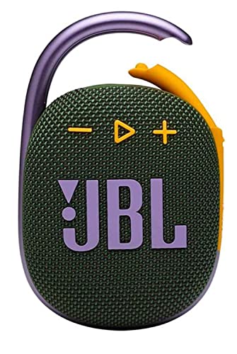 JBL 2 Pack Clip 4 Waterproof Wireless Audio Bluetooth Speaker Bundle (Green) - color: Green