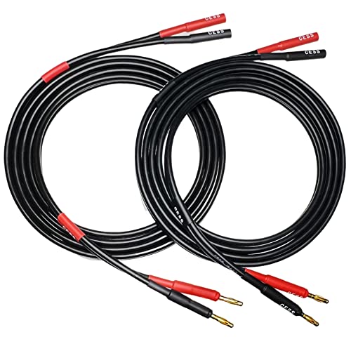 CNCESS Banana Male to Female Extension Cable, 6 ft, 2-Pack - size: 6 Feet