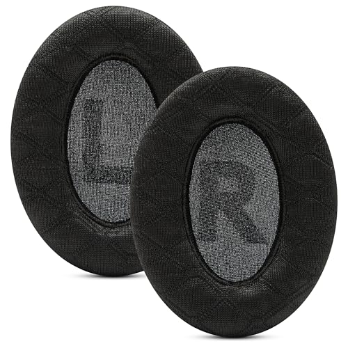 WC Freeze V2 Cloud - Angled Cooling Gel Earpads Compatible with HyperX Cloud Series by Wicked Cushions | Angled Pads for Extreme Comfort, New Freeze V2 Cooling Fabric, Extra Thick | 90's Black - color: 90's Black