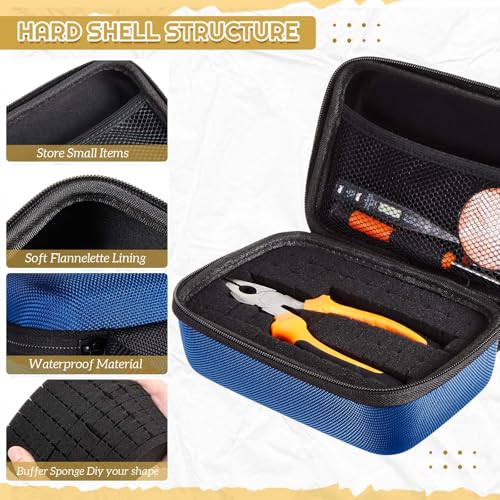 Relaxweex Hard Case with Foam, Blue, 13.5 x 9.8 x 5.5 Inch - color: Blue, size: 13.5 x 9.8 x 5.5 inch