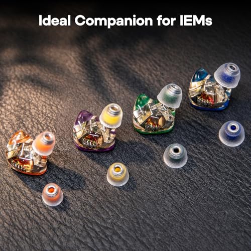 Linsoul Tangzu Tang Sancai Noble Earbud Tips,Stainless Steel IEM Ear Plugs