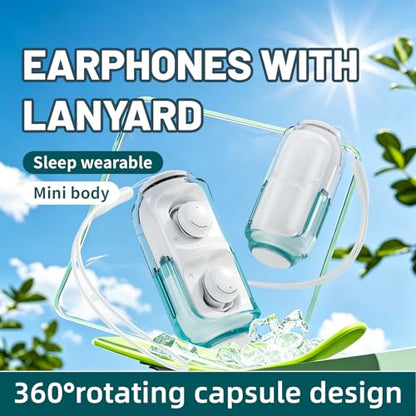 Mini Wireless Earbuds Bluetooth 6.0 in Ear Light-Weight Headphones,with 360-degree Rotating Charging case,ENC Noise Cancelling, Ergonomic Sport Headphone Headset for Gym/Running/Work(White) - color: White