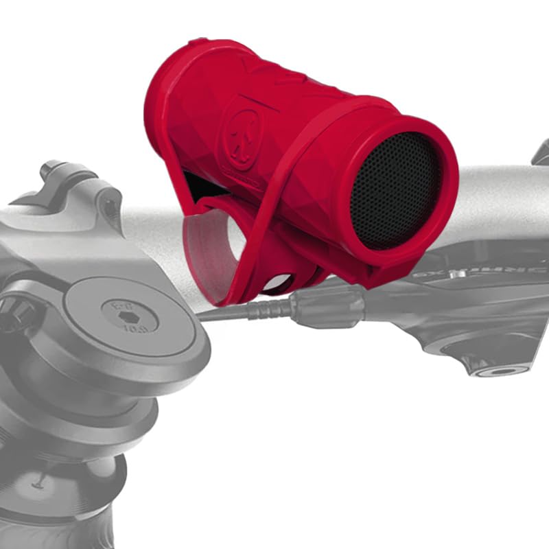 Outdoor Tech - Buckshot 2.0 Bluetooth Speaker, Red - Portable Speaker, Rugged Waterproof Wireless - Perfect for Biking, Boats, Camping, Hiking, Pool, Beach, Golf Cart - color: Red