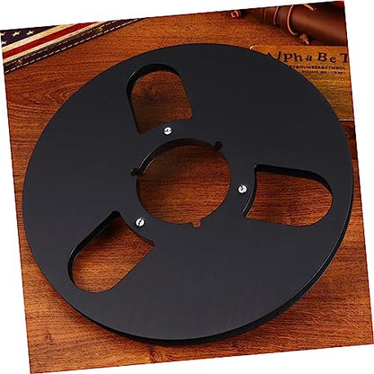 LALAFINA 3Holes Aluminum Alloy Empty Tape Reel Take Up Reel for Recording Low Noise High Output Replacement for to Tape Players and Recorders