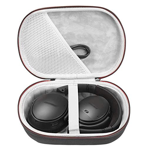 Hard Case Compatible with Bose QC45/QC35/QC25/QC15/Ultra Gaming Headset, QC25, Travel Carrying Case Bag with Cable Storage for Bose QC45 II, QC35 II Accessories