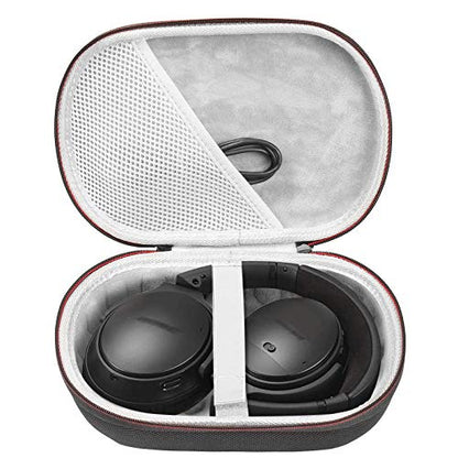 Hard Case Compatible with Bose QC45/QC35/QC25/QC15/Ultra Gaming Headset, QC25, Travel Carrying Case Bag with Cable Storage for Bose QC45 II, QC35 II Accessories