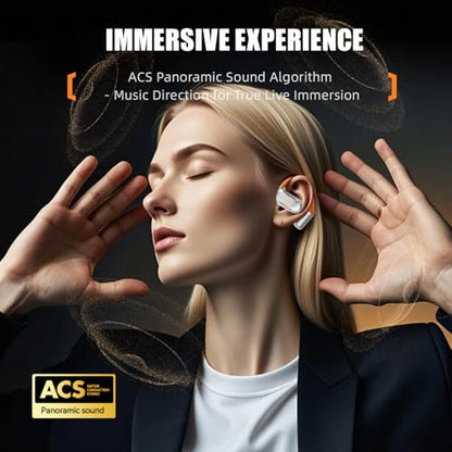 Translation Earbuds Real time Bluetooth 5.4, 3-in-1 Translating Headphones | Wireless Earbuds Bluetooth Headphones for Learning Travel Business, with 1-Year Free Translation App (144 Languages),