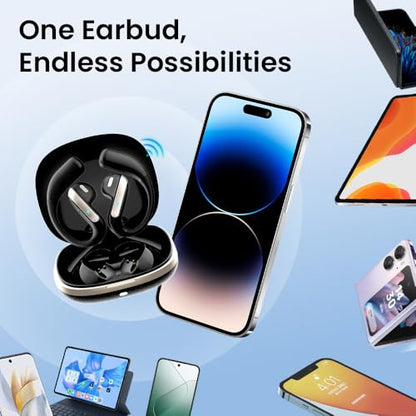 Piluyaa Open Ear Bluetooth 5.3 Earbuds, Wireless Headphones Sport Over Earphones Built-in Mic with Ear Hooks, 58H Playtime Ear Buds Fast Charging, IPX7 Waterproof for Running/Workout-Off White - color: OFF WHITE