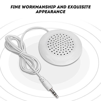 Mini Speaker, Portable 3.5mm Plug Stereo Pillow Speaker Laptop Speakers Wired for MP3 MP4 Player Mobile Phone