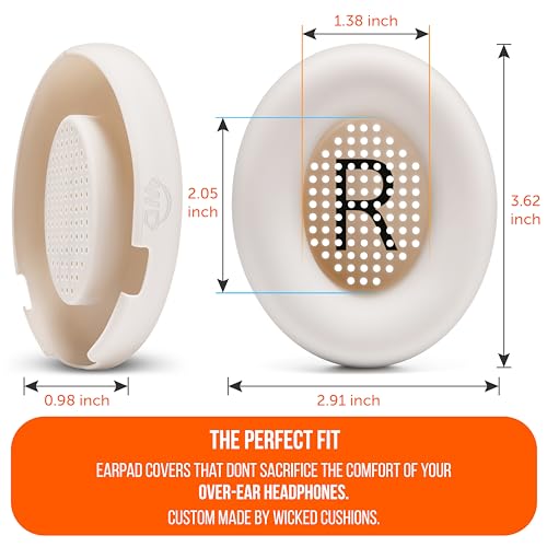 WC SweatZ QC Ultra - Patented Covers for Bose QuietComfort Ultra Gen 1 & 2 | Made by Wicked Cushions | Made with Premium Silicone, Sweatproof & Washable | White Smoke - color: White Smoke
