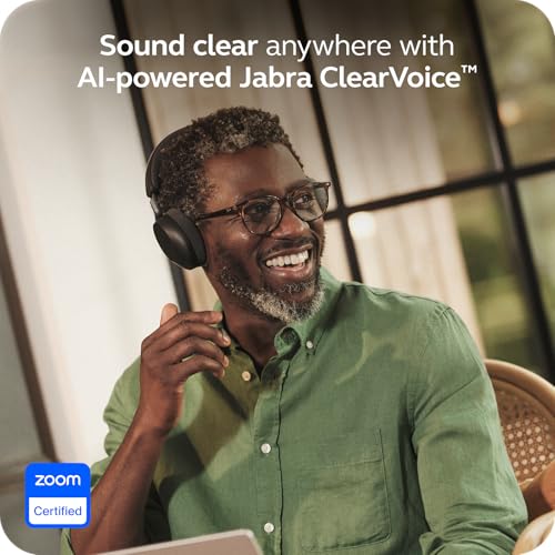 Jabra Evolve3 75 On-Ear Wireless Bluetooth Headset with Microphone, Black - color: Black, style: All Platforms