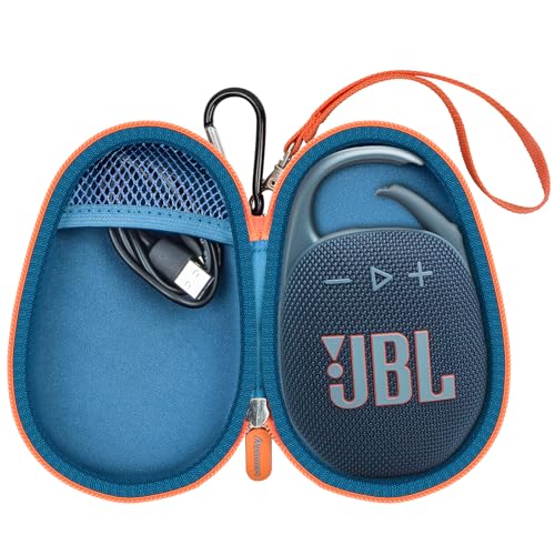 Carrying Case for JBL Clip 5 and for JBL Clip 4 Speaker - color: Blue