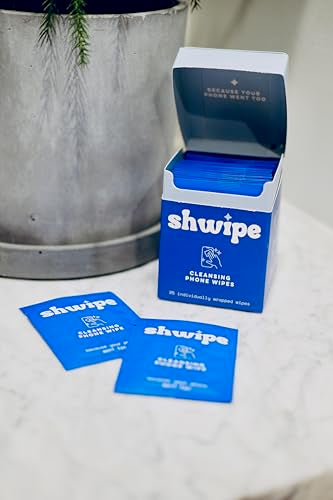 Dry Phone Wipes, Streak-Free Device and Screen Cleaner (25ct)