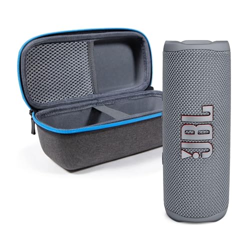 JBL Flip 6 (Gray) + Bundle with divvi! Protective Hardshell Case - color: Gray