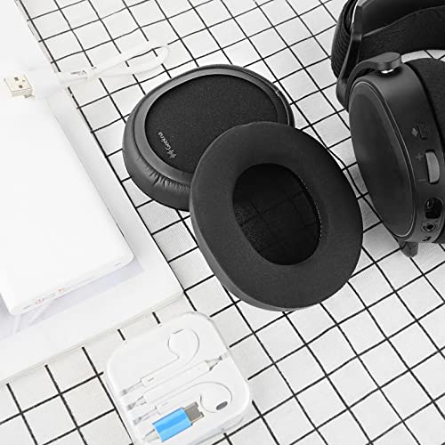 Geekria Sport Cooling Gel Replacement Ear Pads for Turtle Beach Stealth 700/600/500/400/300 Headphones Ear Cushions, Repair Parts (Black)