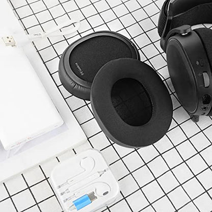 Geekria Sport Cooling Gel Replacement Ear Pads for Turtle Beach Stealth 700/600/500/400/300 Headphones Ear Cushions, Repair Parts (Black)