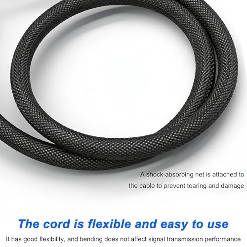 XMSJSIY 4mm Banana Speaker Extension Audio Cable -80CM/2.6FT | Banana Plug to Binding Post Socket Male to Female Adapter Connector Wire with Gold-Plated for Amplifier Sound Systems