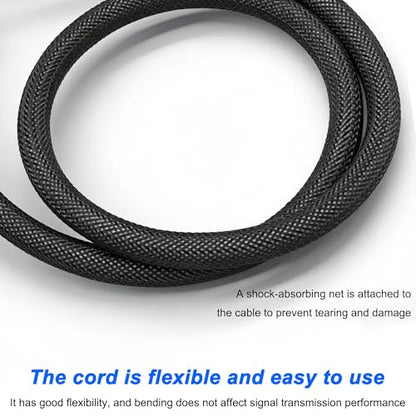 XMSJSIY 4mm Banana Speaker Extension Audio Cable -80CM/2.6FT | Banana Plug to Binding Post Socket Male to Female Adapter Connector Wire with Gold-Plated for Amplifier Sound Systems