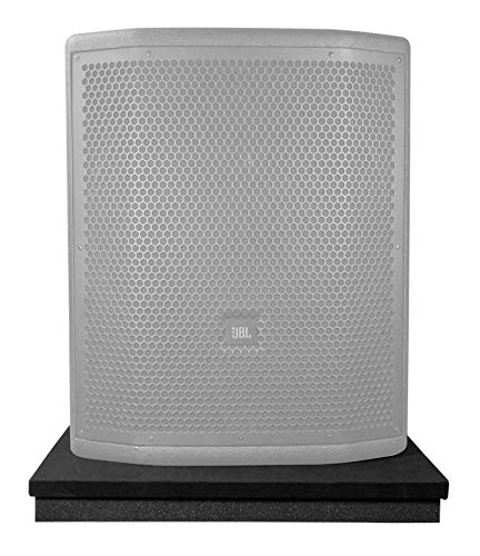 Rockville ISO 12-18 Isolation Platform Acoustic Riser Pad, 12"/15"/18" Subs | 350 Lb Capacity, 30"x20"x1.75", High-Density Foam, Reduces Vibrations, Fits Studio Monitors, Live Sound/Home Theater