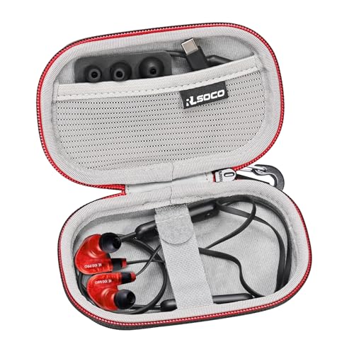 RLSOCO Carrying Case for Linsoul KZ ZS10 Pro/ZS10 Pro 2 in Ear Monitor & Sennheiser IE 100 PRO/IE 200/IE 900/IE 600 in-Ear Audiophile Headphones & Shure SE215 PRO Wired Earbuds (Case Only)
