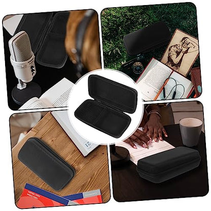 IMIKEYA Microphone Storage Box Mic Case Padded Bag Waterproof Carrying Case Mesh Pocket